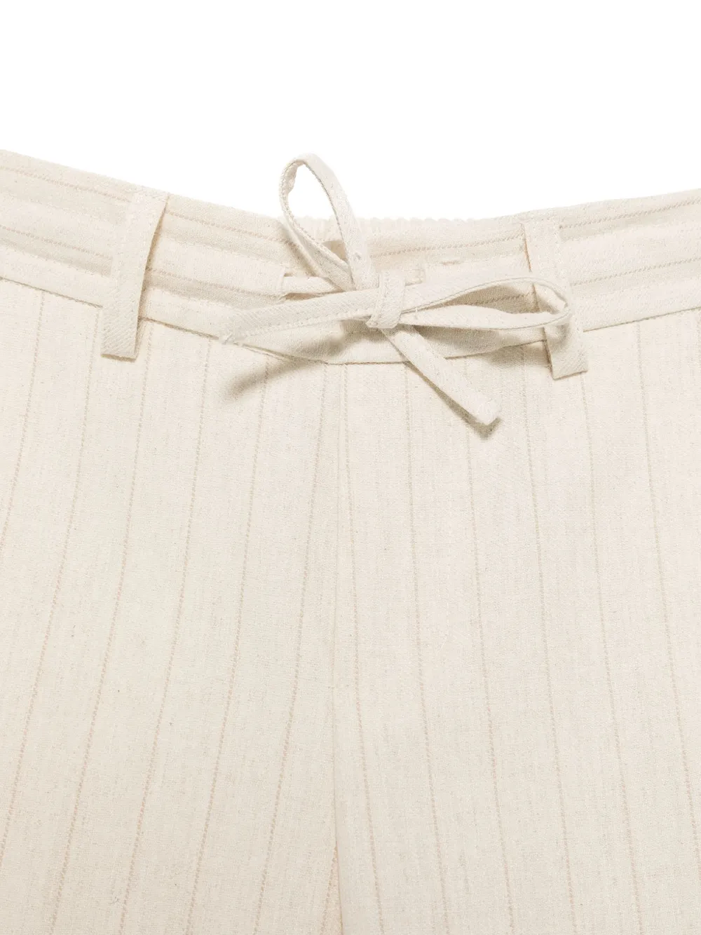 Paolo Pecora Kids Gestreept pak Beige