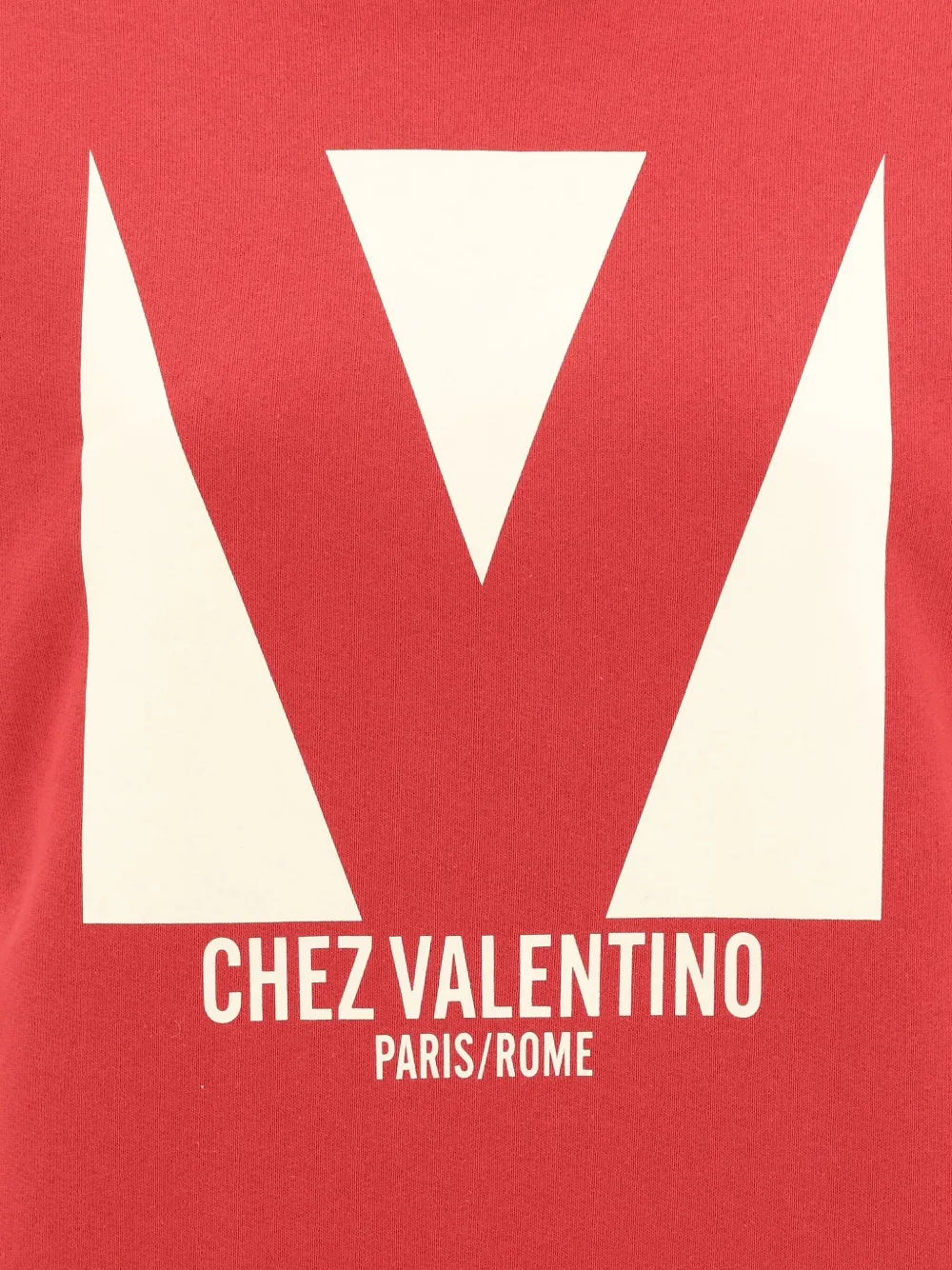 Valentino Garavani Sweater met logoprint Rood