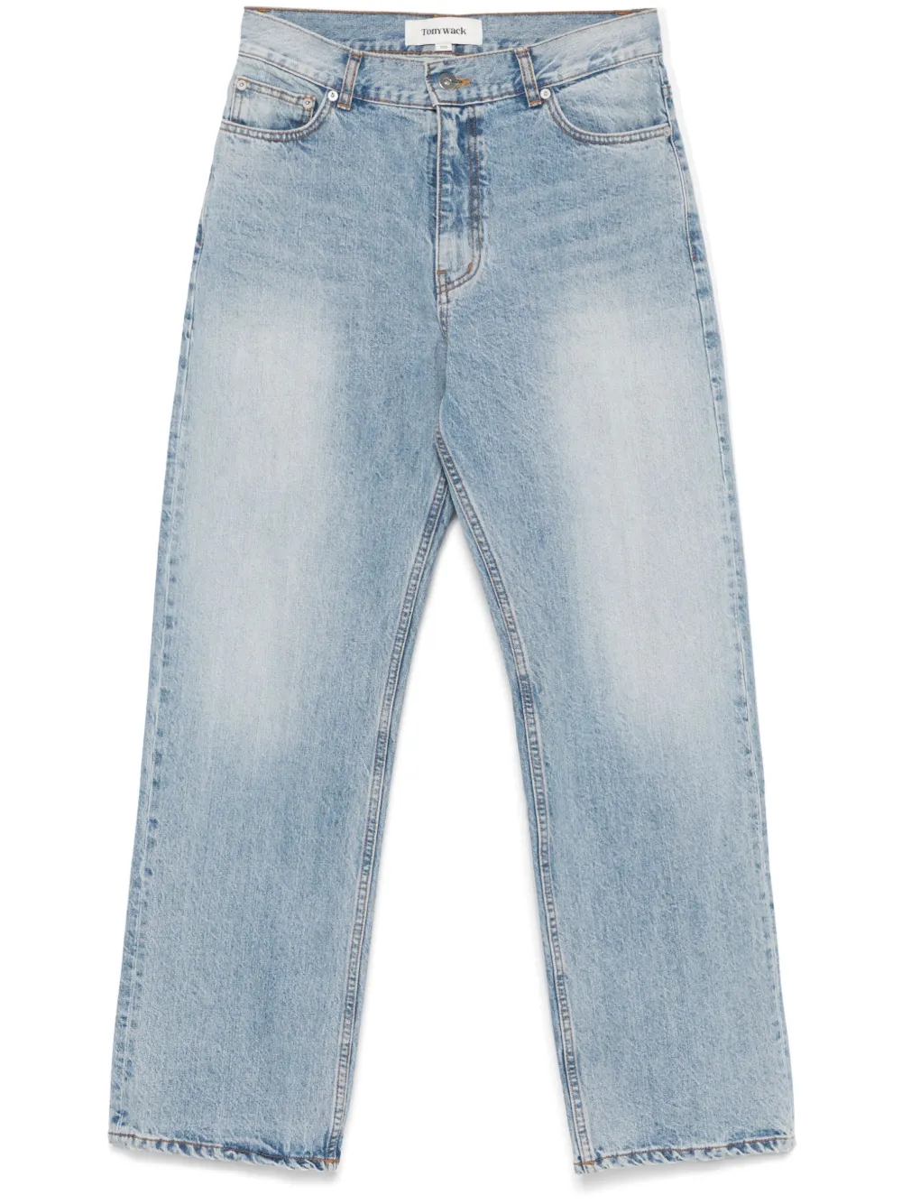 straight-leg jeans