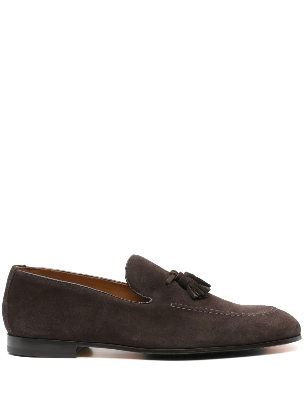 Doucal's tassel-detailed loafers Brown