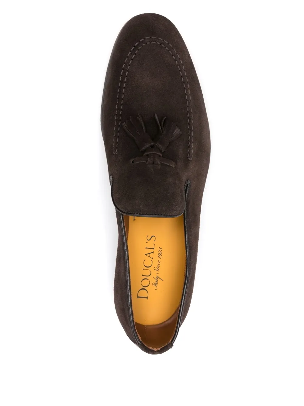 Doucal's tassel-detailed loafers Brown