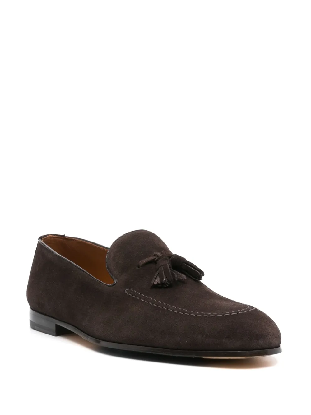 Doucal's tassel-detailed loafers Brown