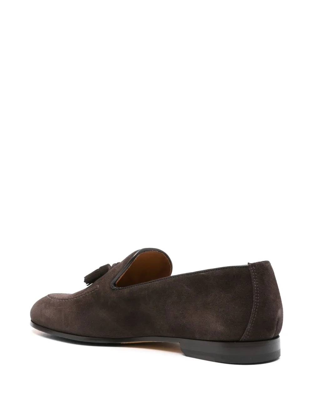 Doucal's tassel-detailed loafers Brown