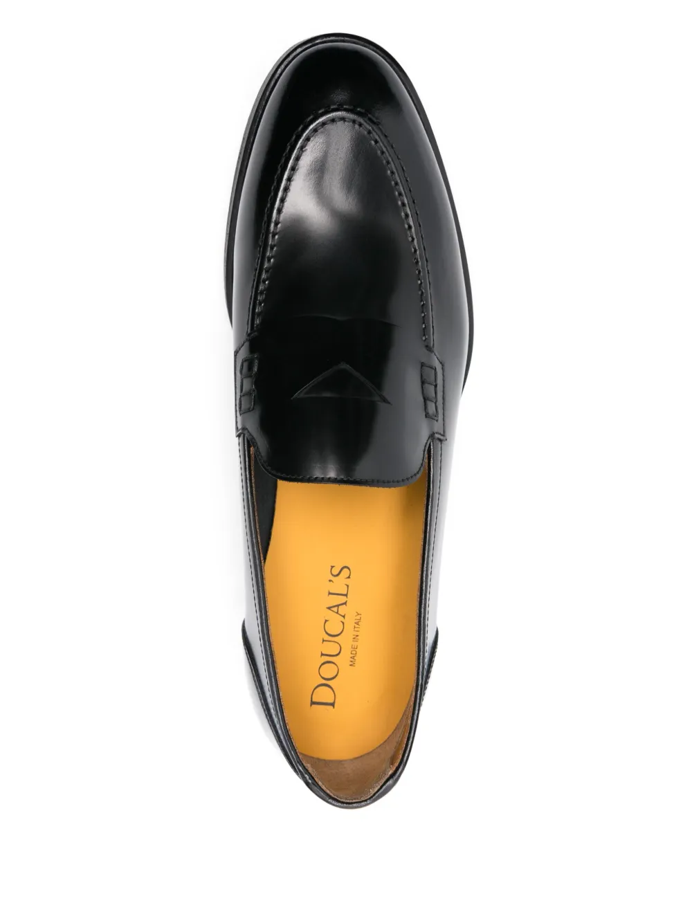 Doucal's brushed loafers Black