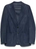RIFUGIO suede blazer - Blue