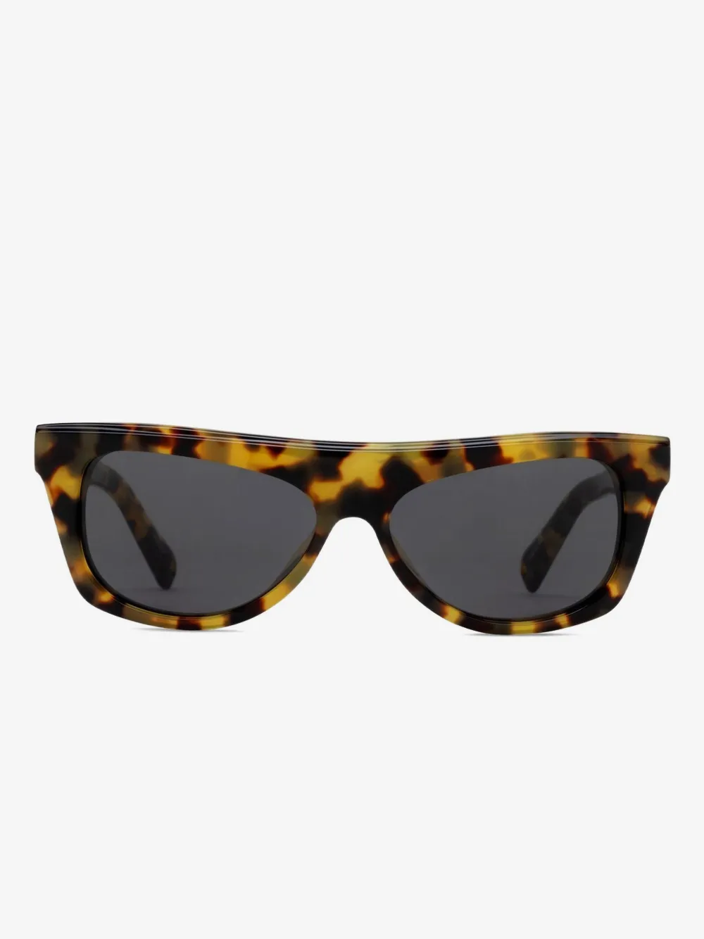 Jacquemus tortoiseshell-effect rectangle-frame sunglasses | Brown | Image 1