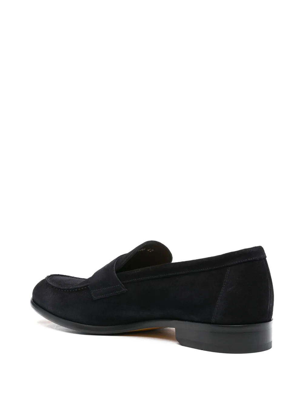 Doucal's suede loafers Blue