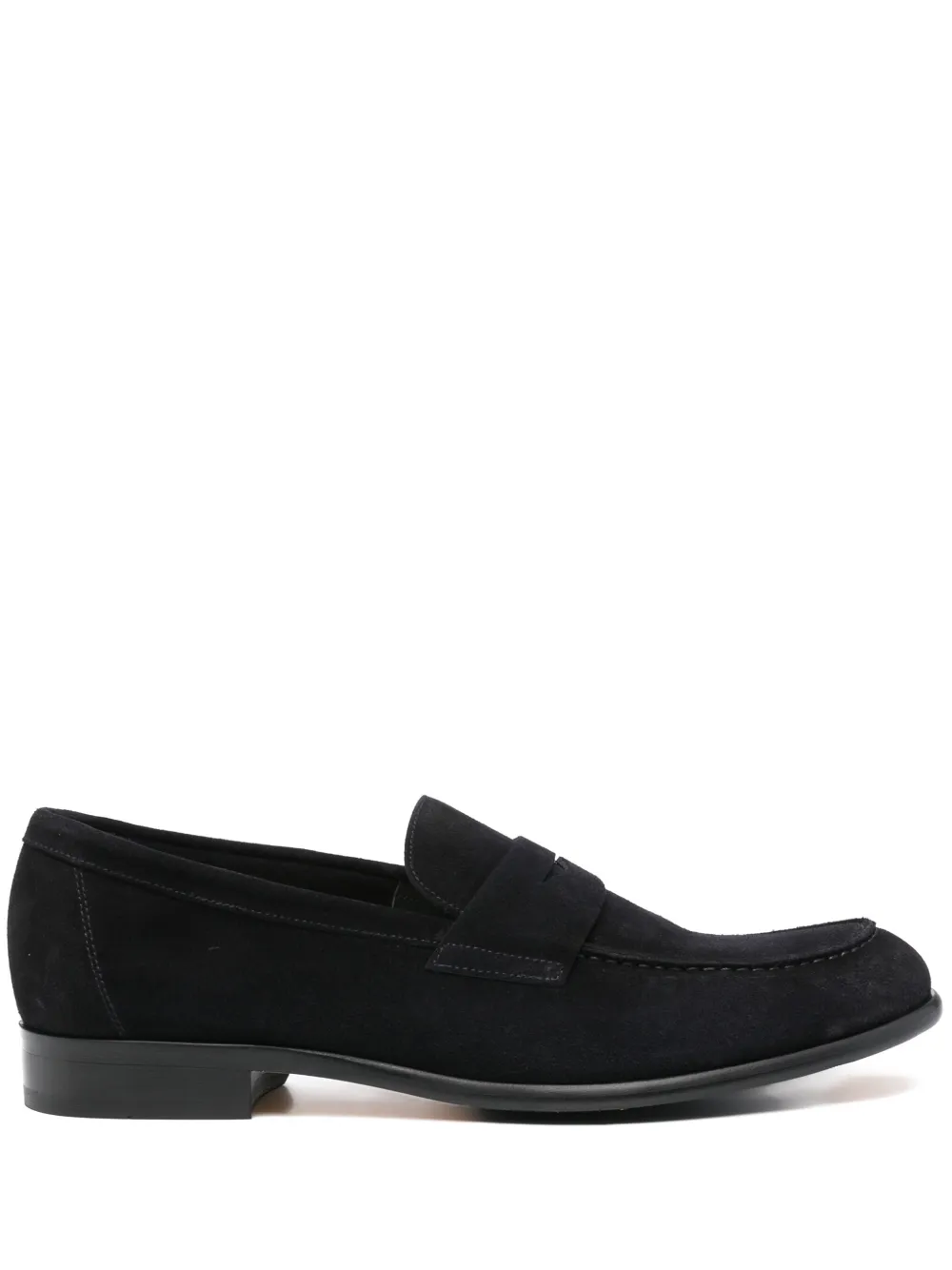 Doucal's suede loafers Blue