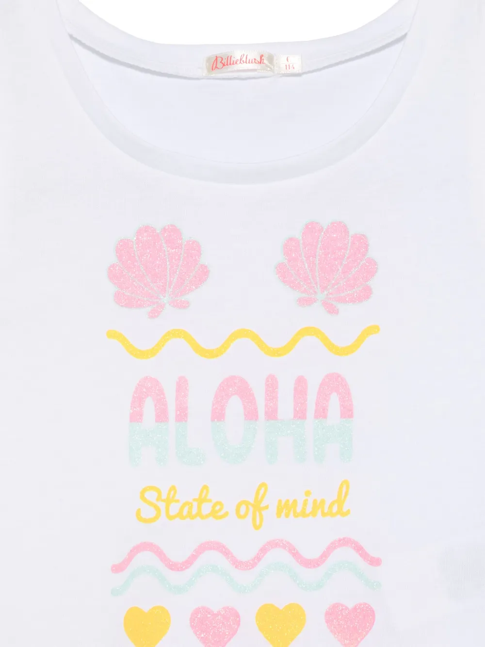 Billieblush T-shirt met grafische print Wit