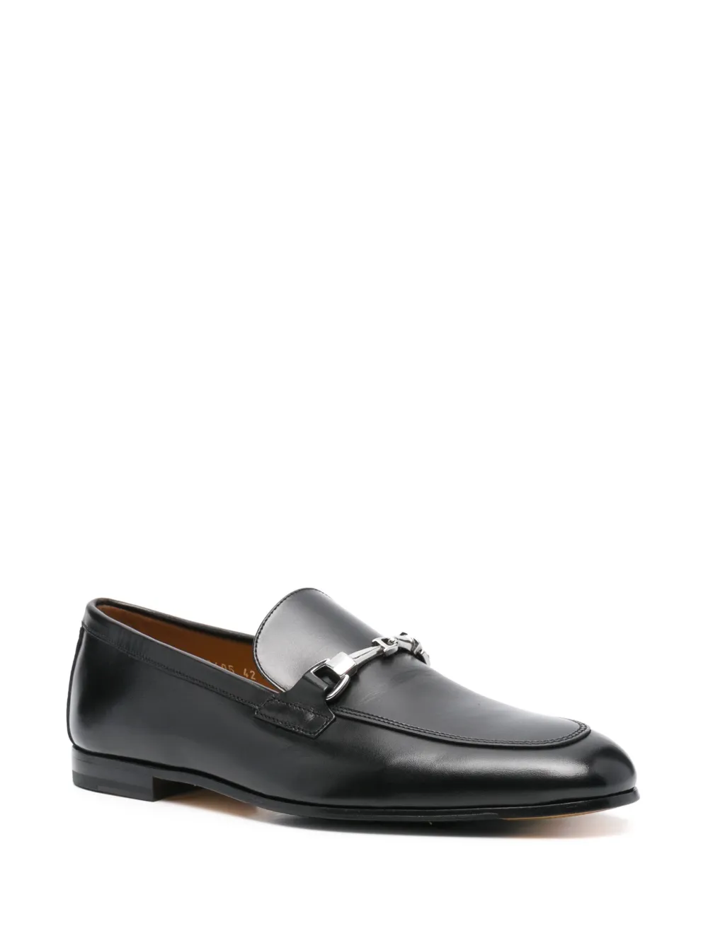 Doucal's horsebit-detailed loafers - Zwart