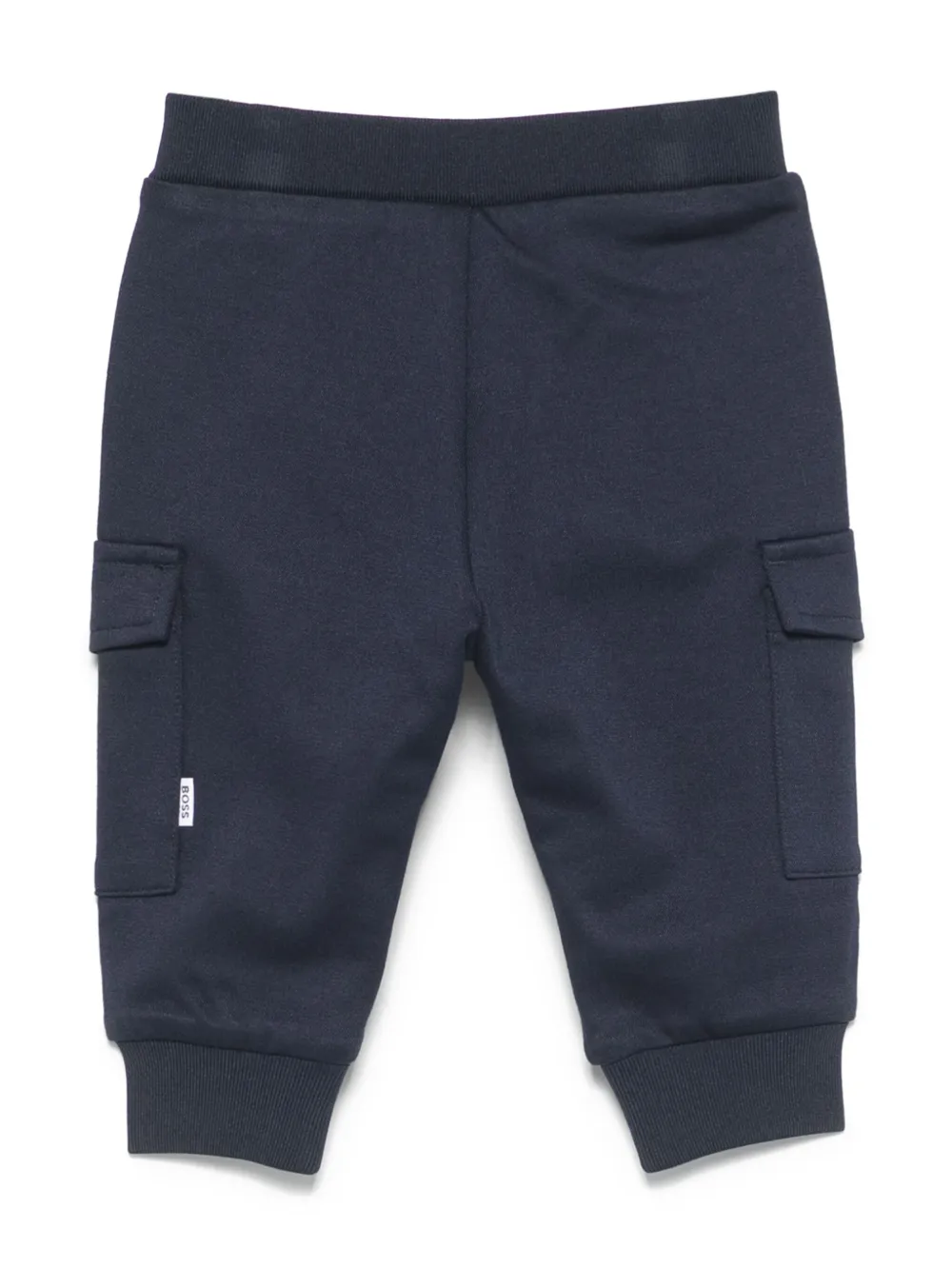 BOSS Kidswear Trainingsbroek met toelopende pijpen - Blauw