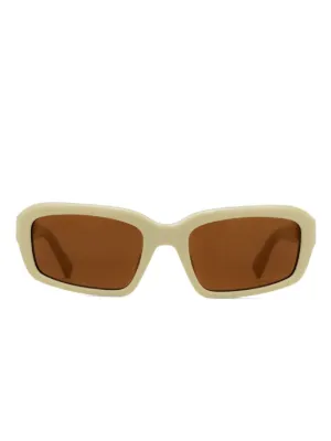 Jacquemus スクエアフレーム サングラス | ブラック | FARFETCH JP
