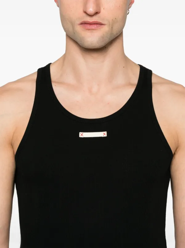 Maison Margiela リブニットトップス Maison Margiela リブニット トップ | ニュートラル | FARFETCH JP