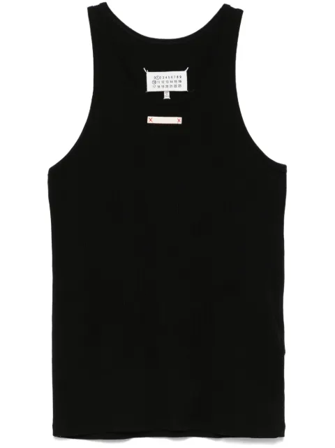 Maison Margiela top tejido de canalé