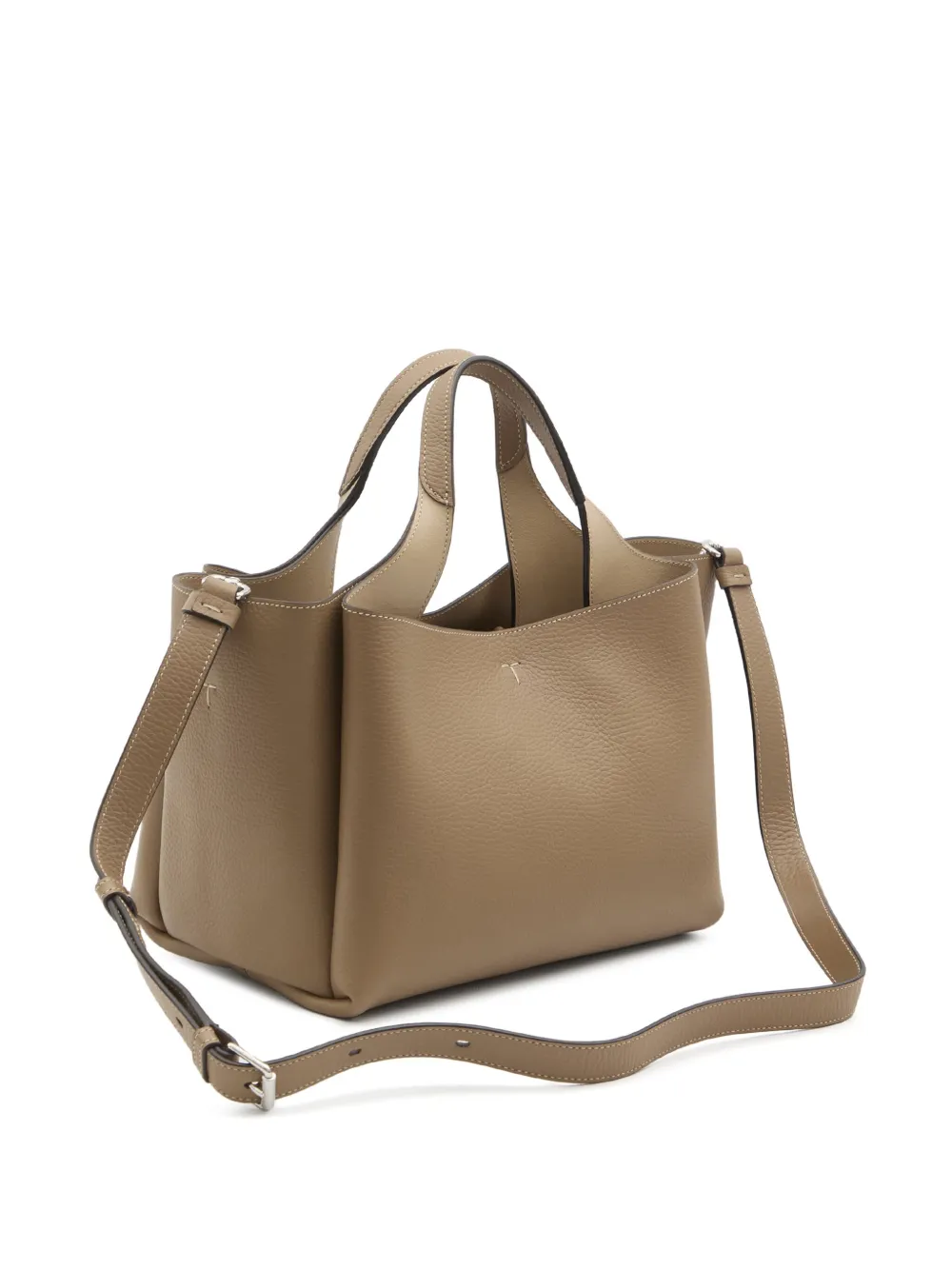 Tod's Kleine leren shopper Beige