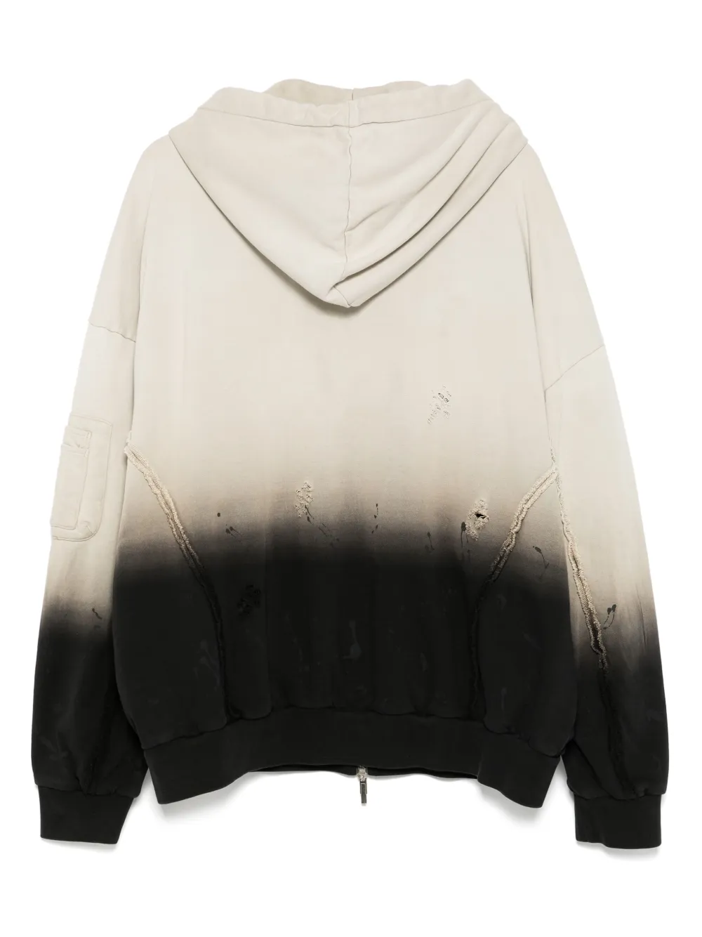 Feng Chen Wang Hoodie met rits - Zwart