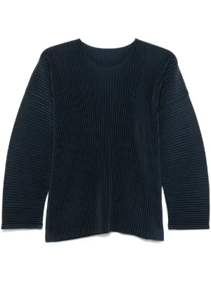 Homme Plissé Issey Miyake MC November Tシャツ | ブルー | FARFETCH JP
