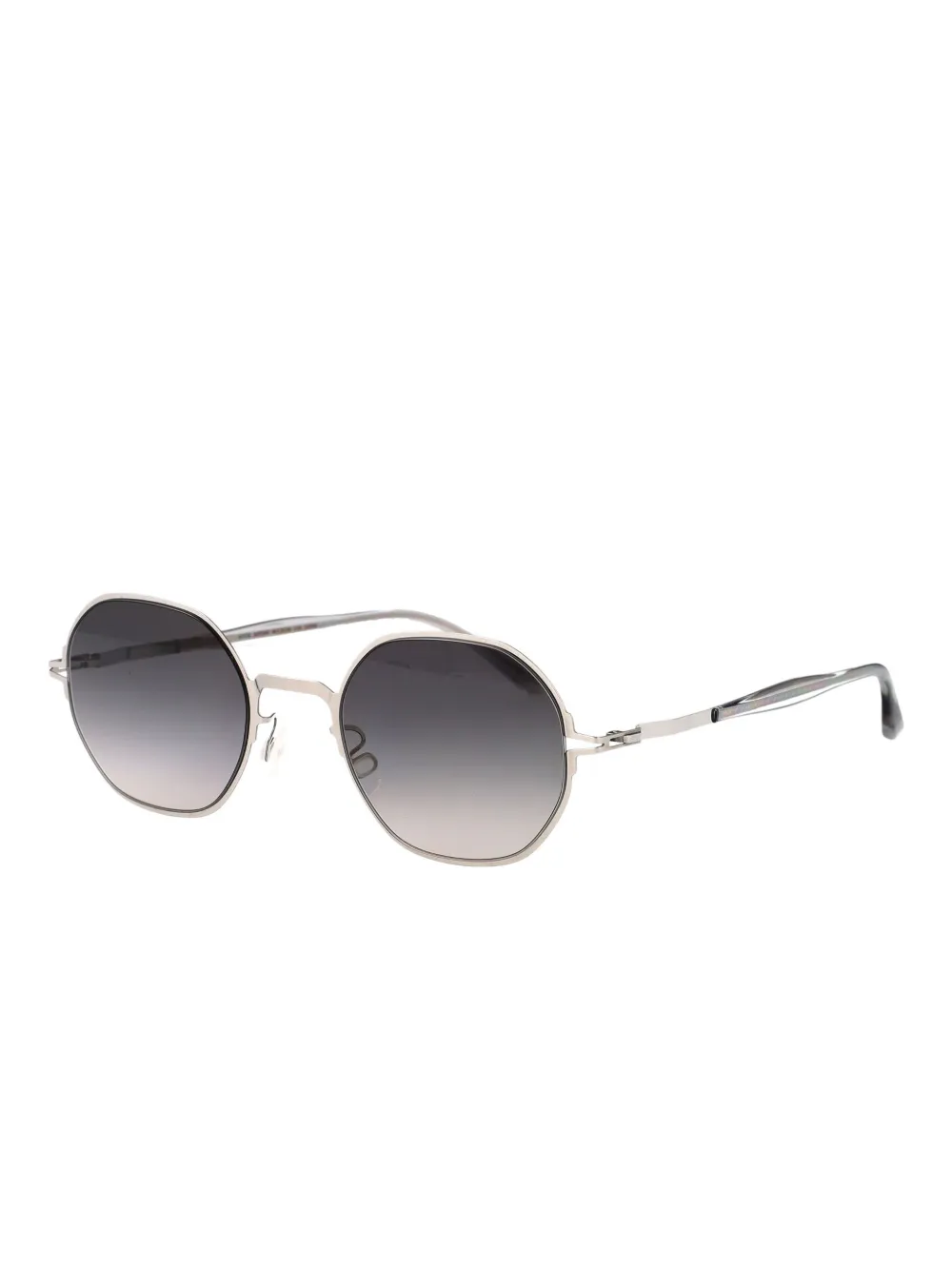 Mykita Zonnebril met rond montuur - Zilver