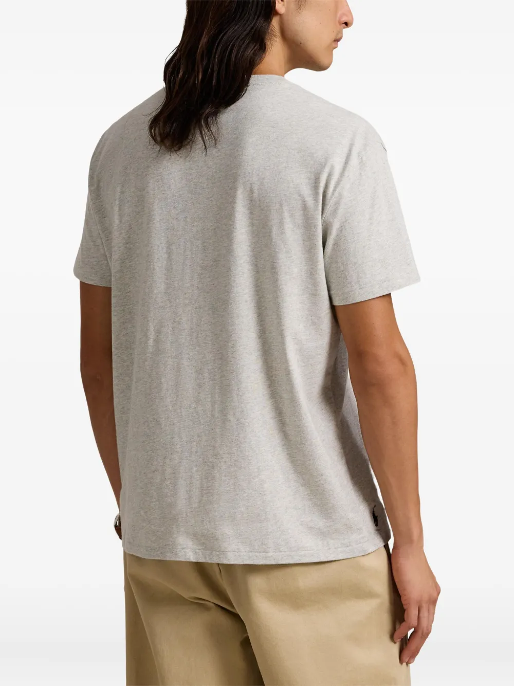 Polo Ralph Lauren T-shirt met geborduurd logo Grijs