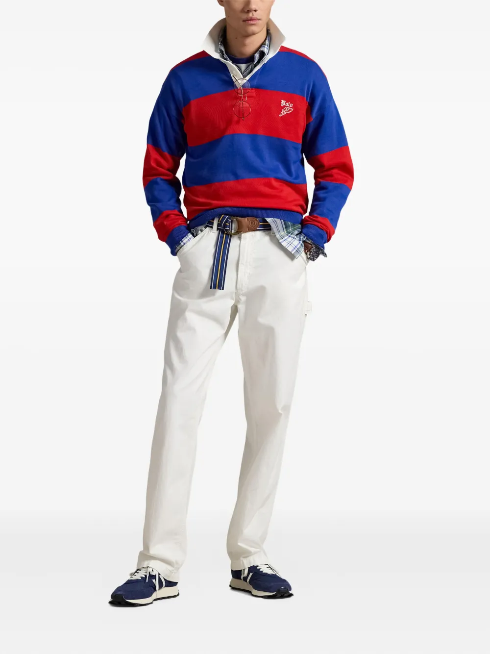 Polo Ralph Lauren Gestreept poloshirt Blauw