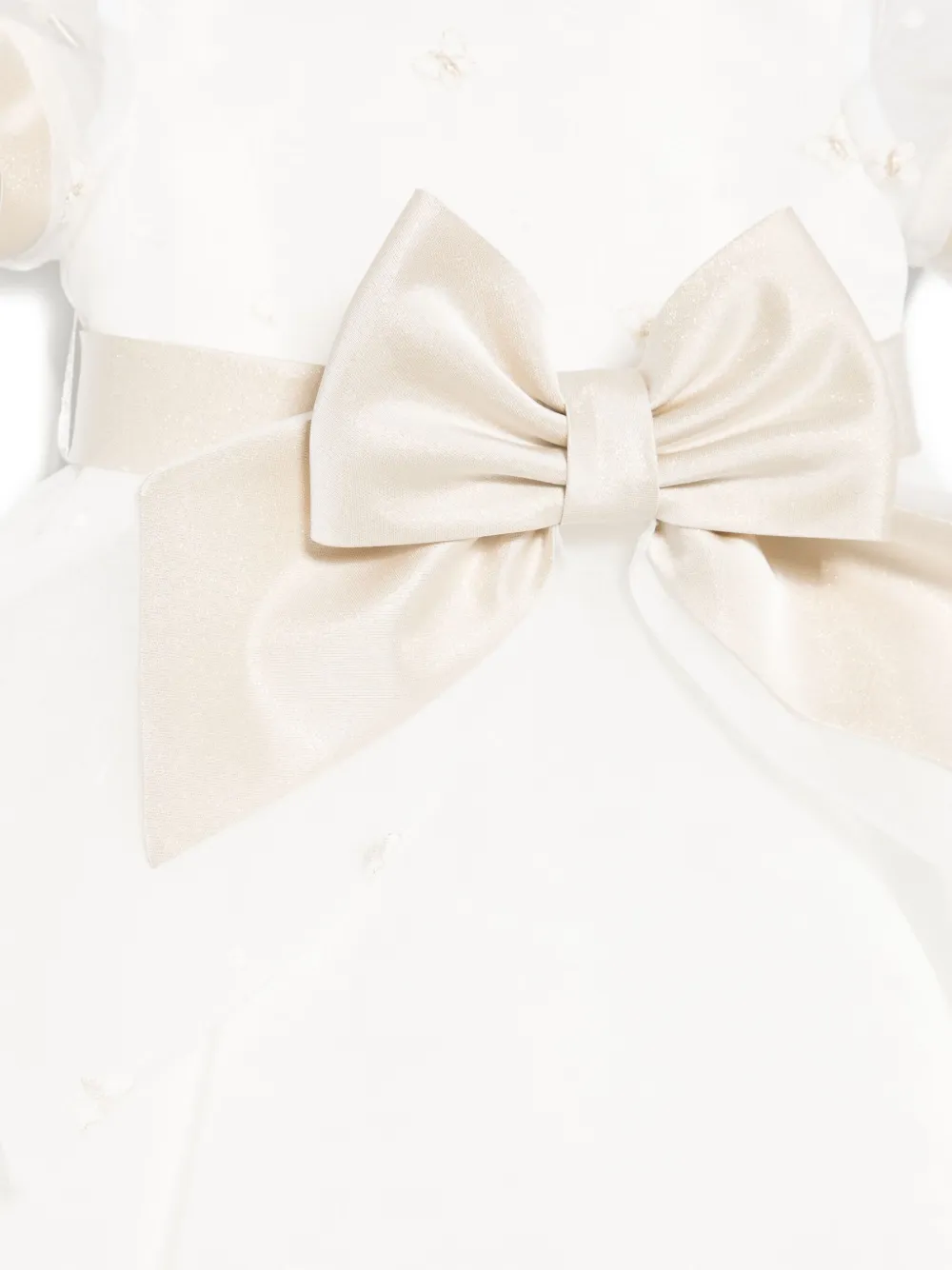 Colorichiari Jurk met strikdetail Wit