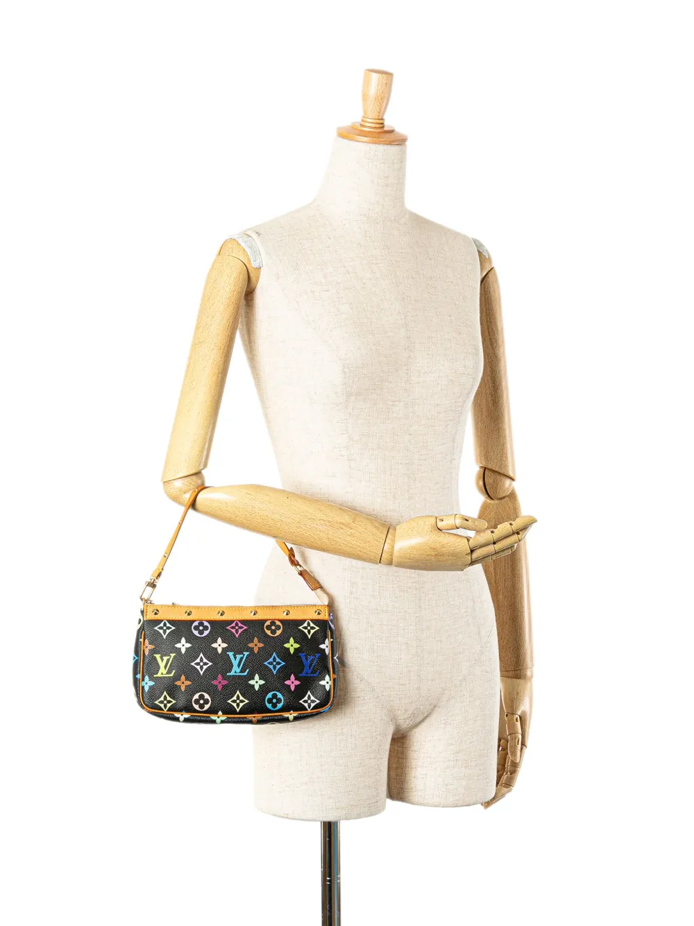 Louis Vuitton Pre-Owned 2004 Monogram Multicolore Pochette Accessoires schoudertas - Zwart