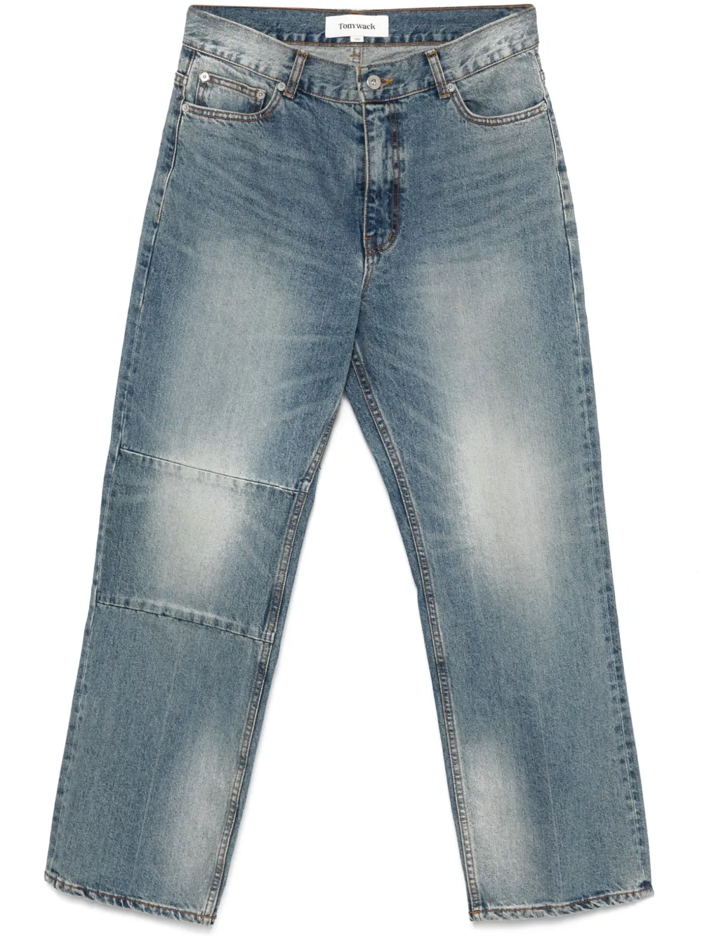 straight-leg jeans