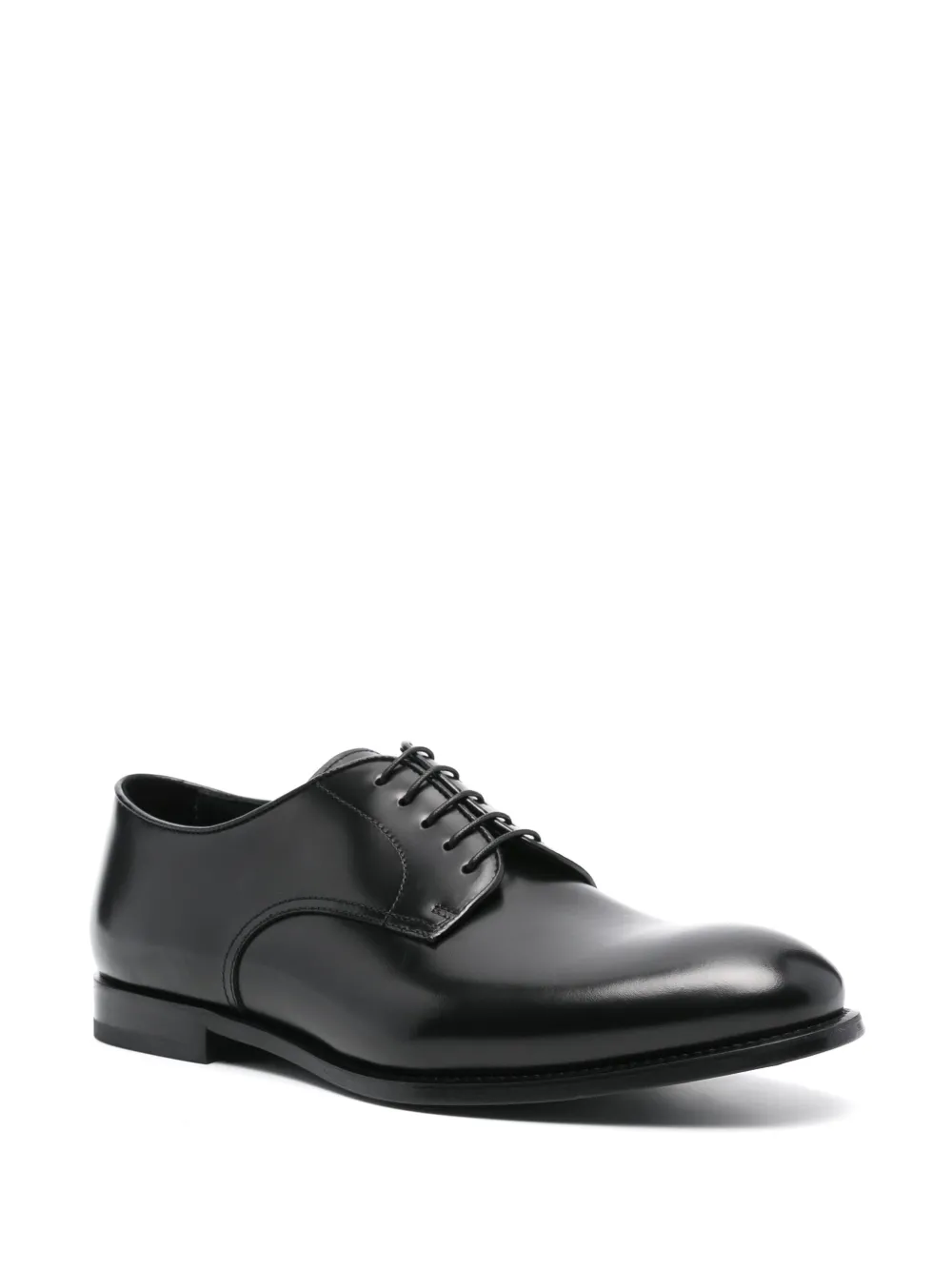 Doucal's lather derby shoes - Zwart