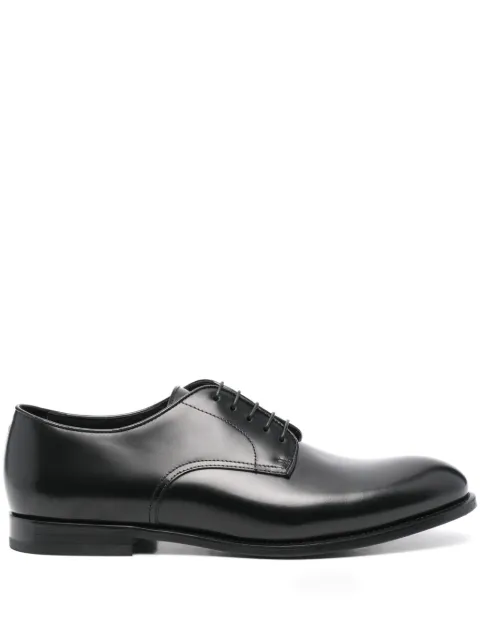 Doucal's lather derby shoes