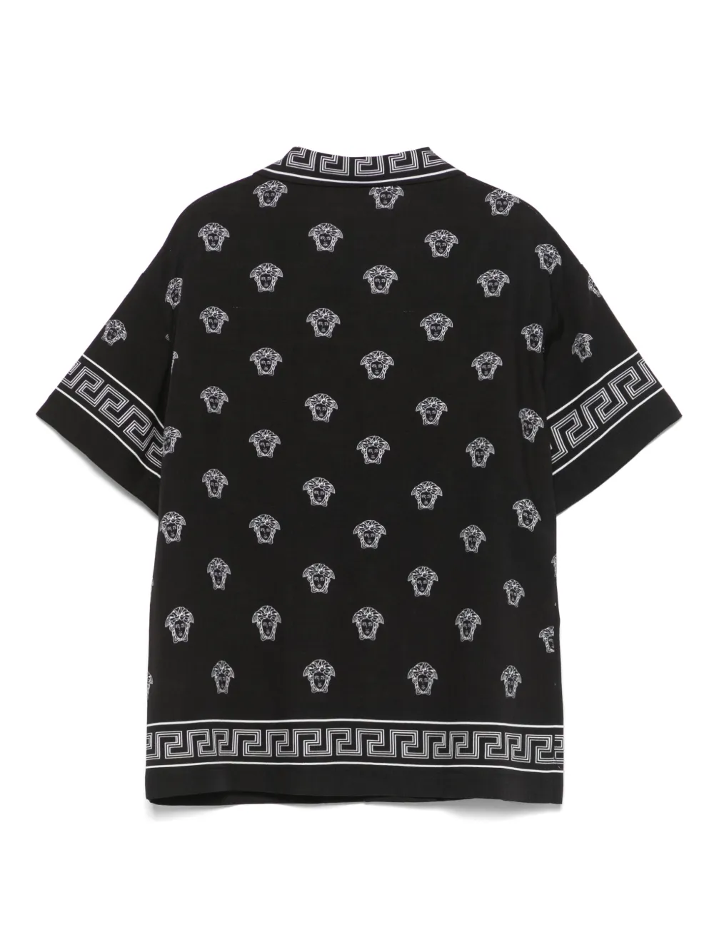 Versace Kids Shirt met Medusa-print - Zwart