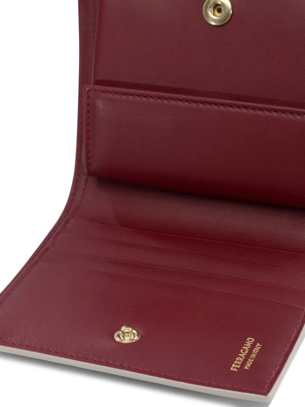 Ferragamo Leren portemonnee Wit