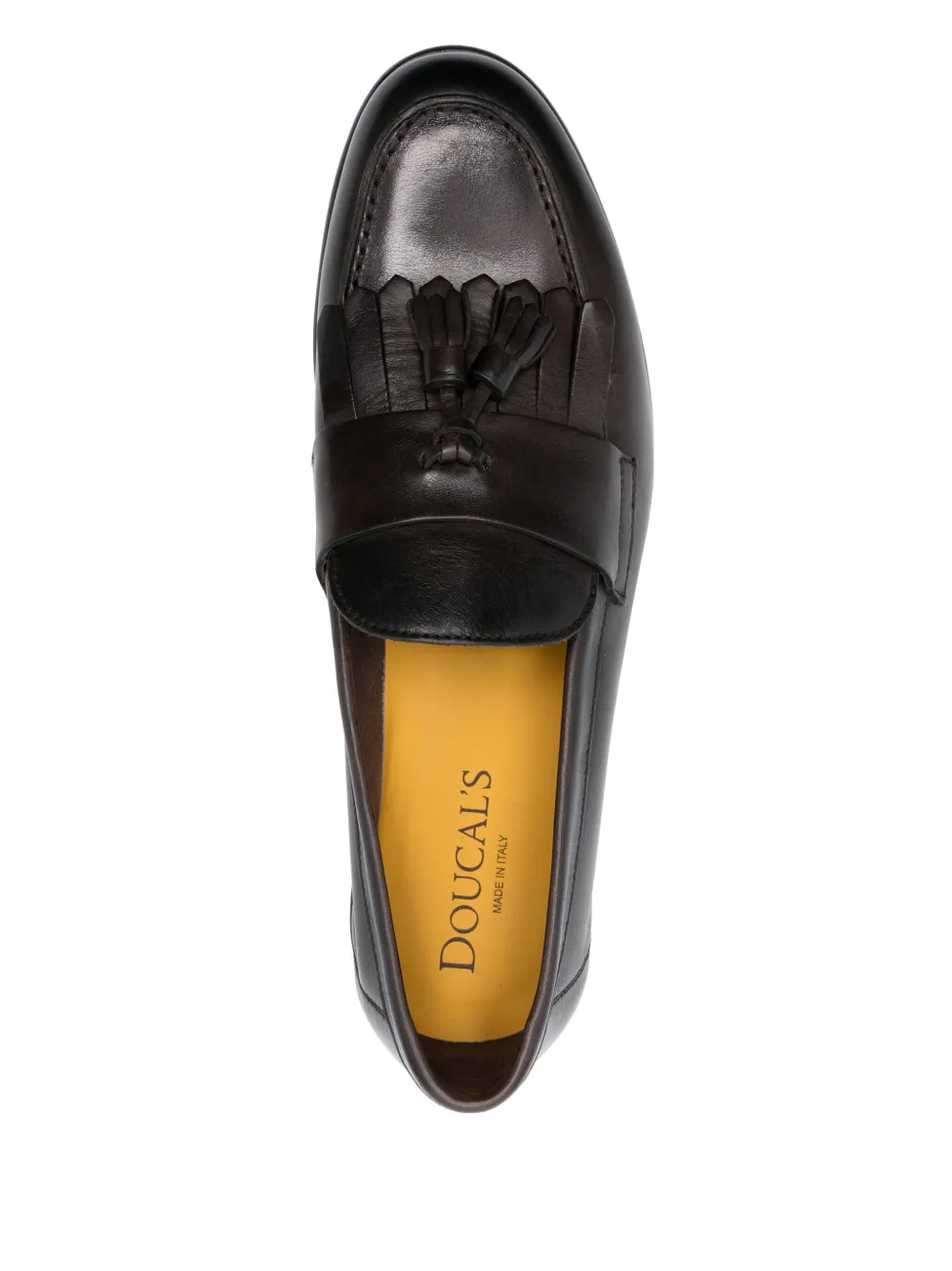 Doucal's tassel-detailed loafers Brown