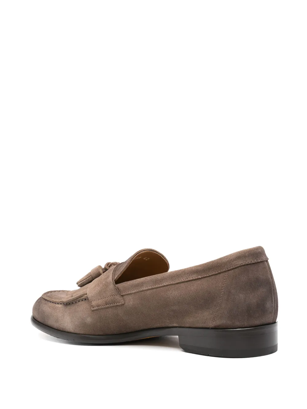 Doucal's tassel-detailed loafers Brown