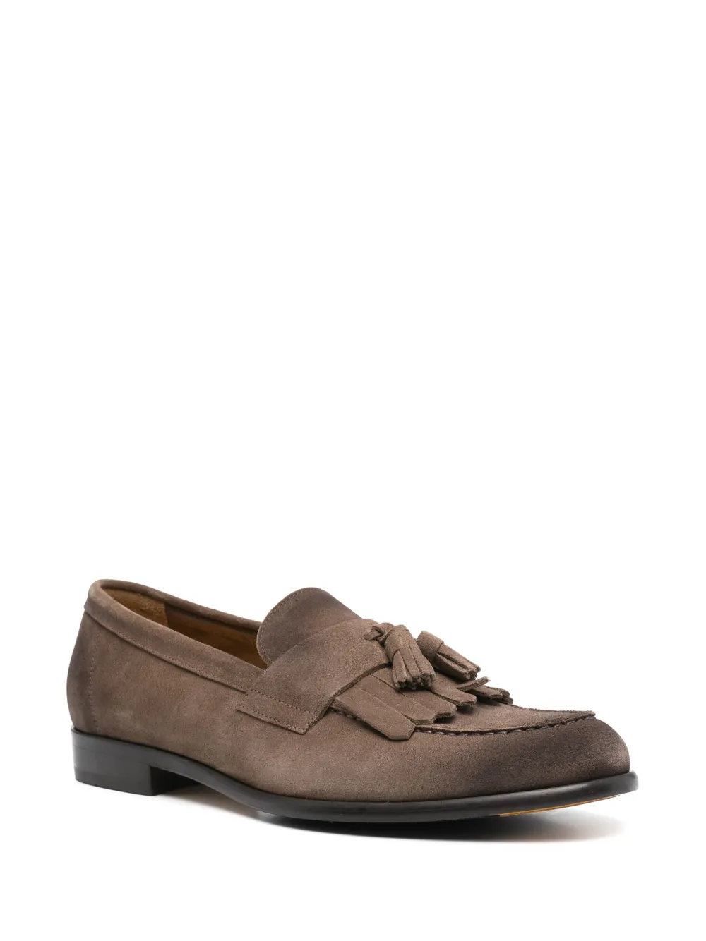 Doucal's tassel-detailed loafers Brown