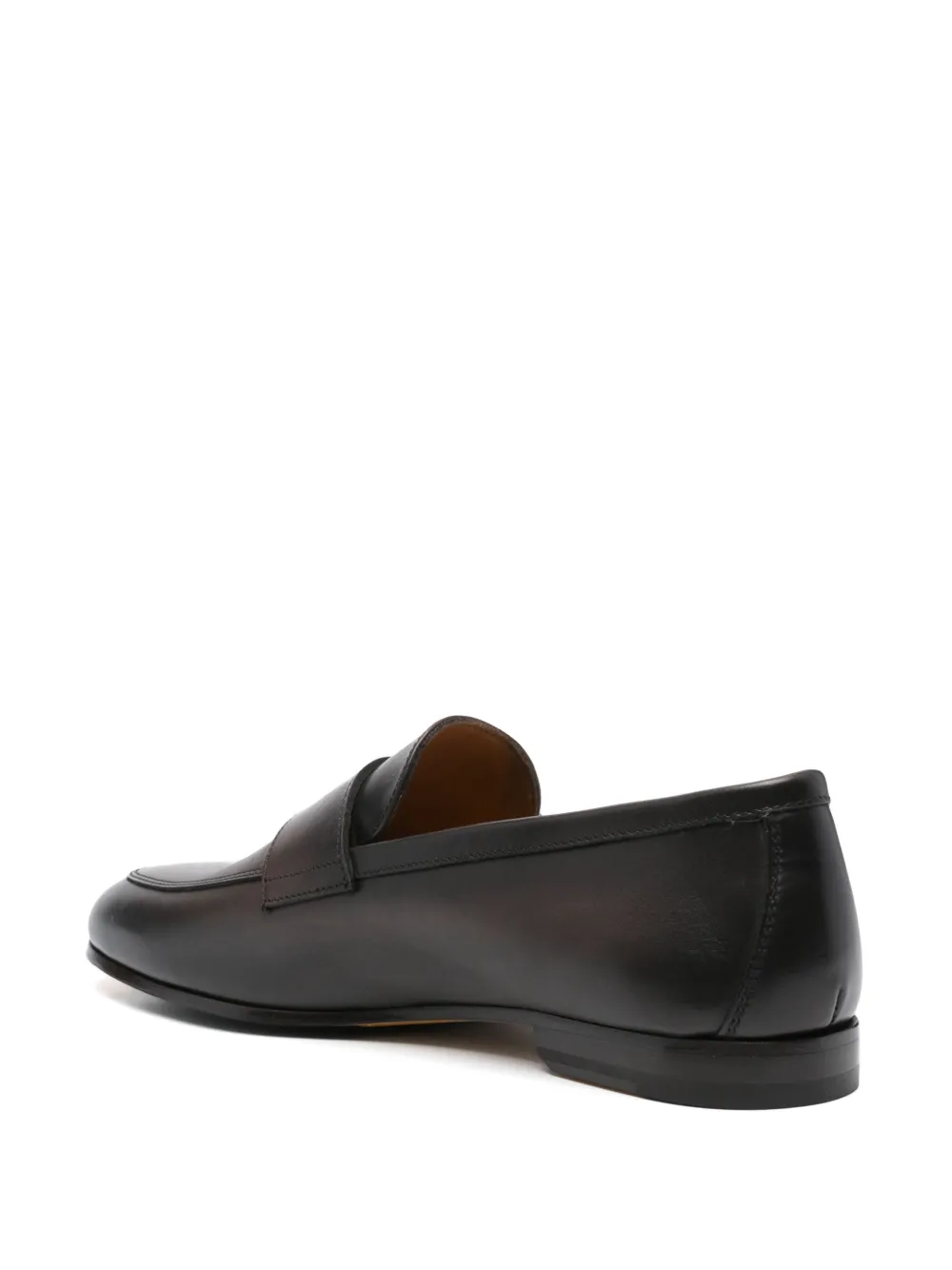 Doucal's leather loafers Brown