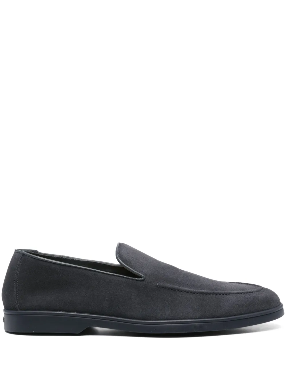 Doucal's suede loafers Blue