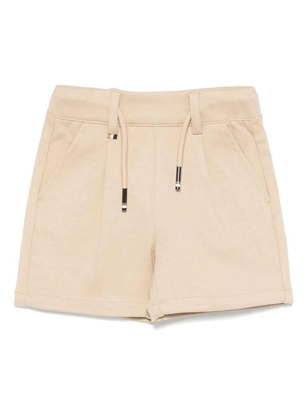 BOSS Kidswear Geplooide shorts Beige