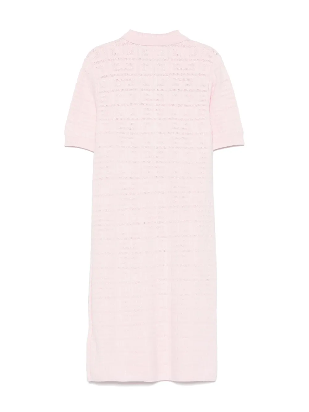 Givenchy Kids Gebreide jurk met jacquard-logo - Roze