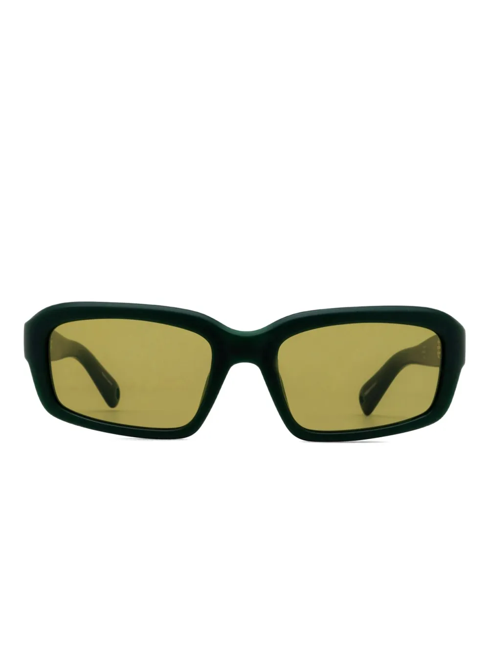 Jacquemus Óculos de sol retangular JAC64 | Verde | Image 1