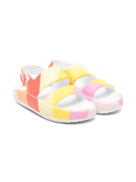 Billieblush sandalias con diseño color block