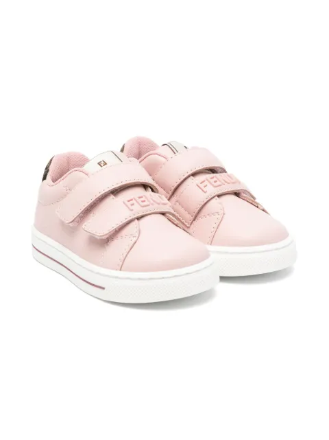 Fendi Kids logo-appliqué sneakers