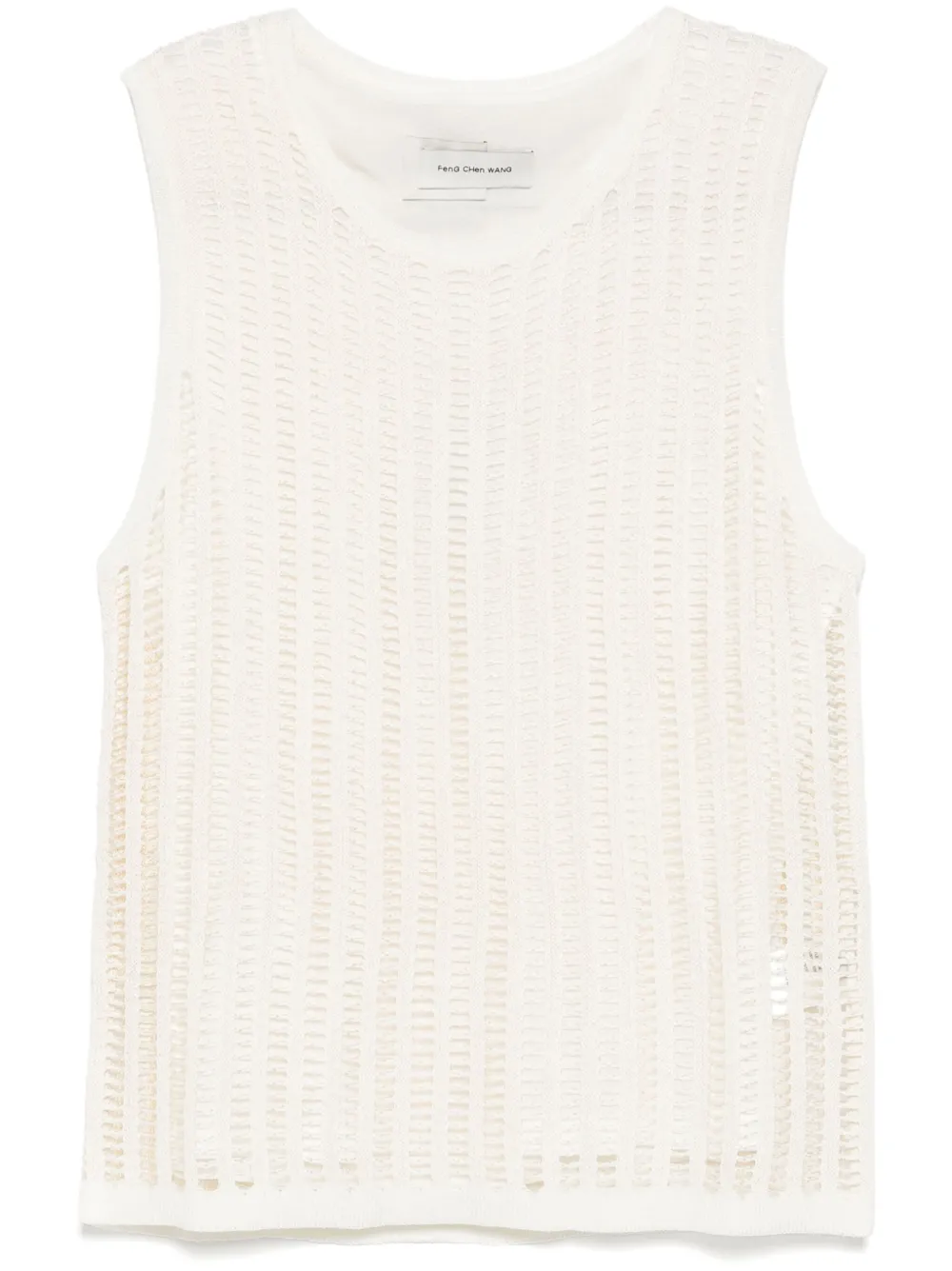 Feng Chen Wang round neck vest | White | Image 1