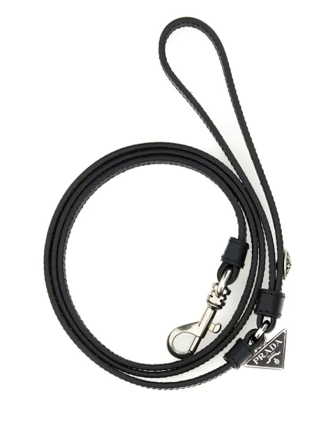 Prada leather leash