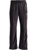 Needles side-stripe velour track pants - Grey