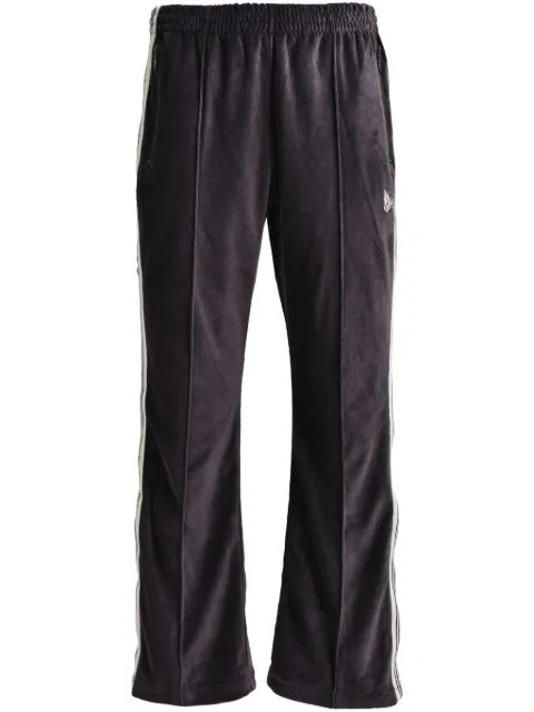Needles side-stripe velour track pants