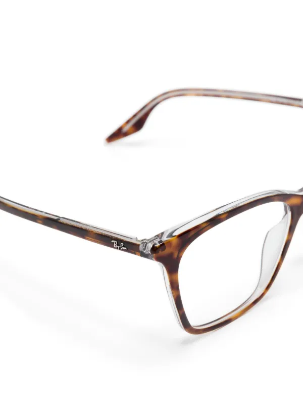 Ray-Ban トータスシェル 眼鏡フレーム | ブラウン | FARFETCH JP