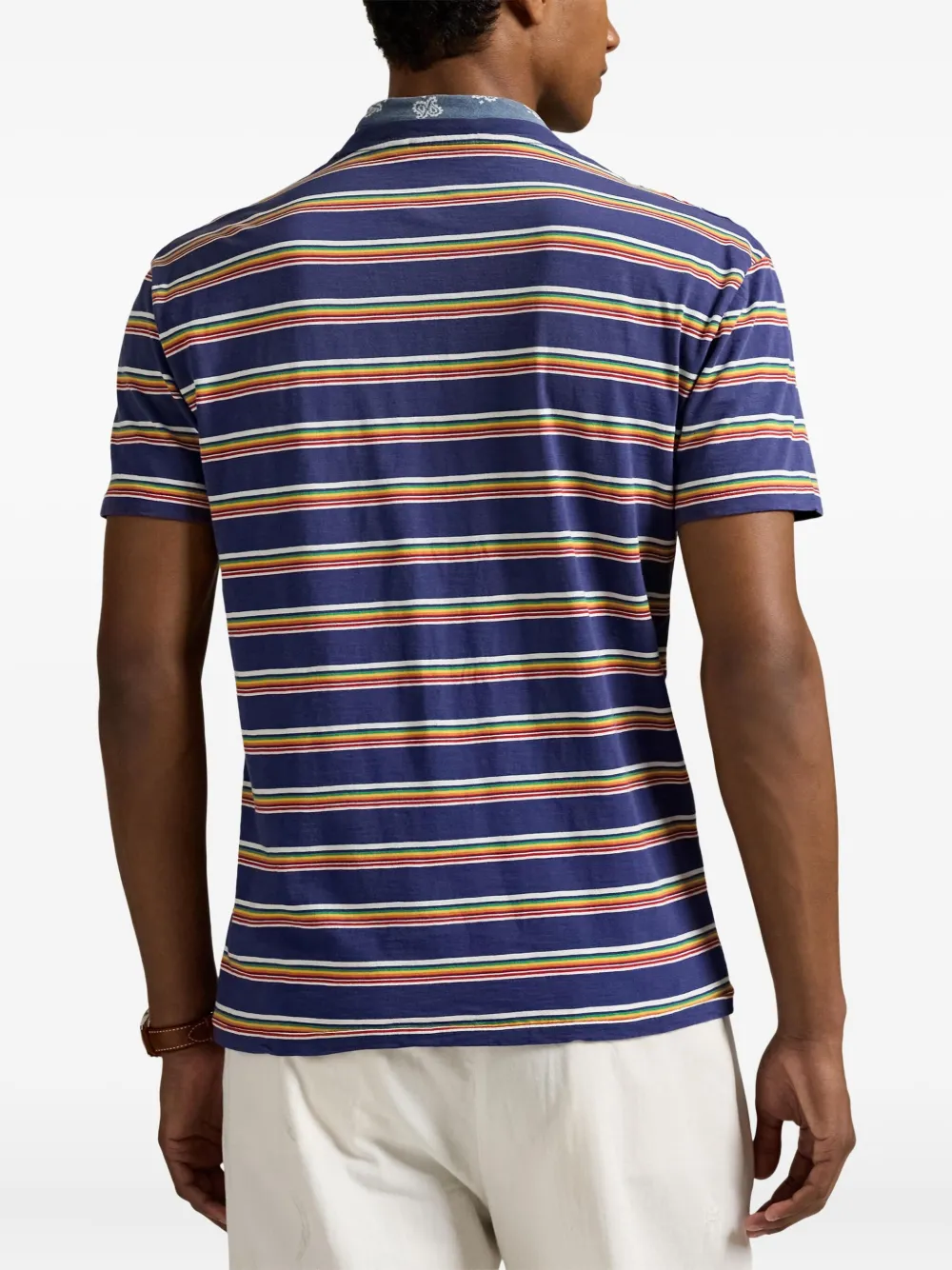 Polo Ralph Lauren Gestreept T-shirt Blauw