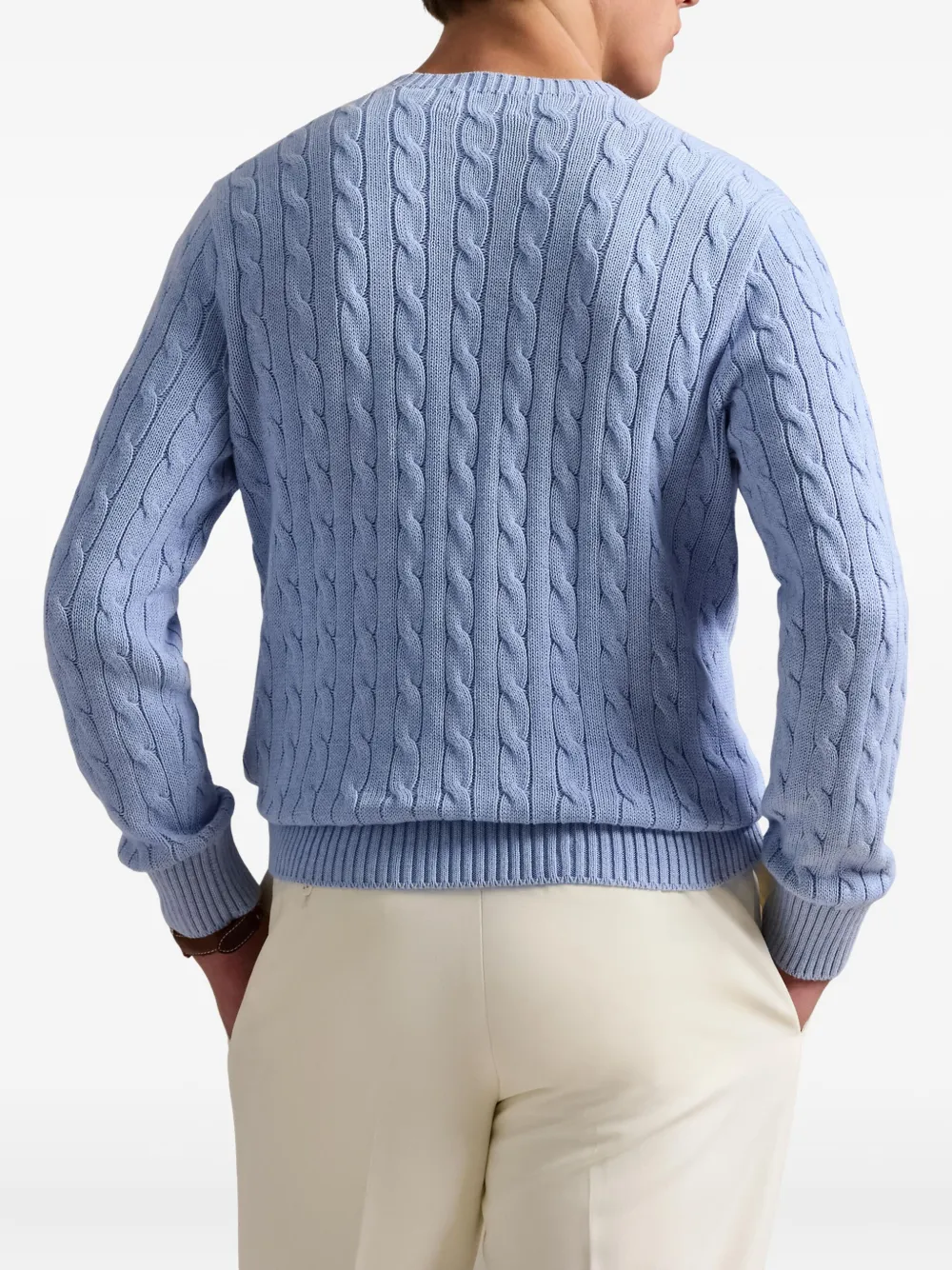 Polo Ralph Lauren Kabelgebreide trui Blauw