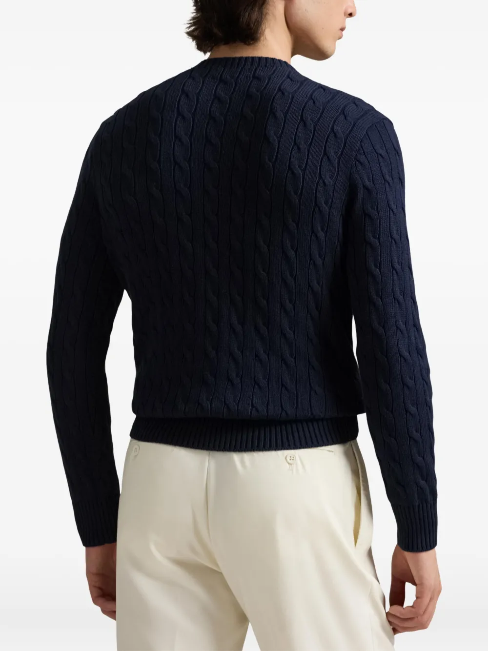 Polo Ralph Lauren Kabelgebreide trui Blauw