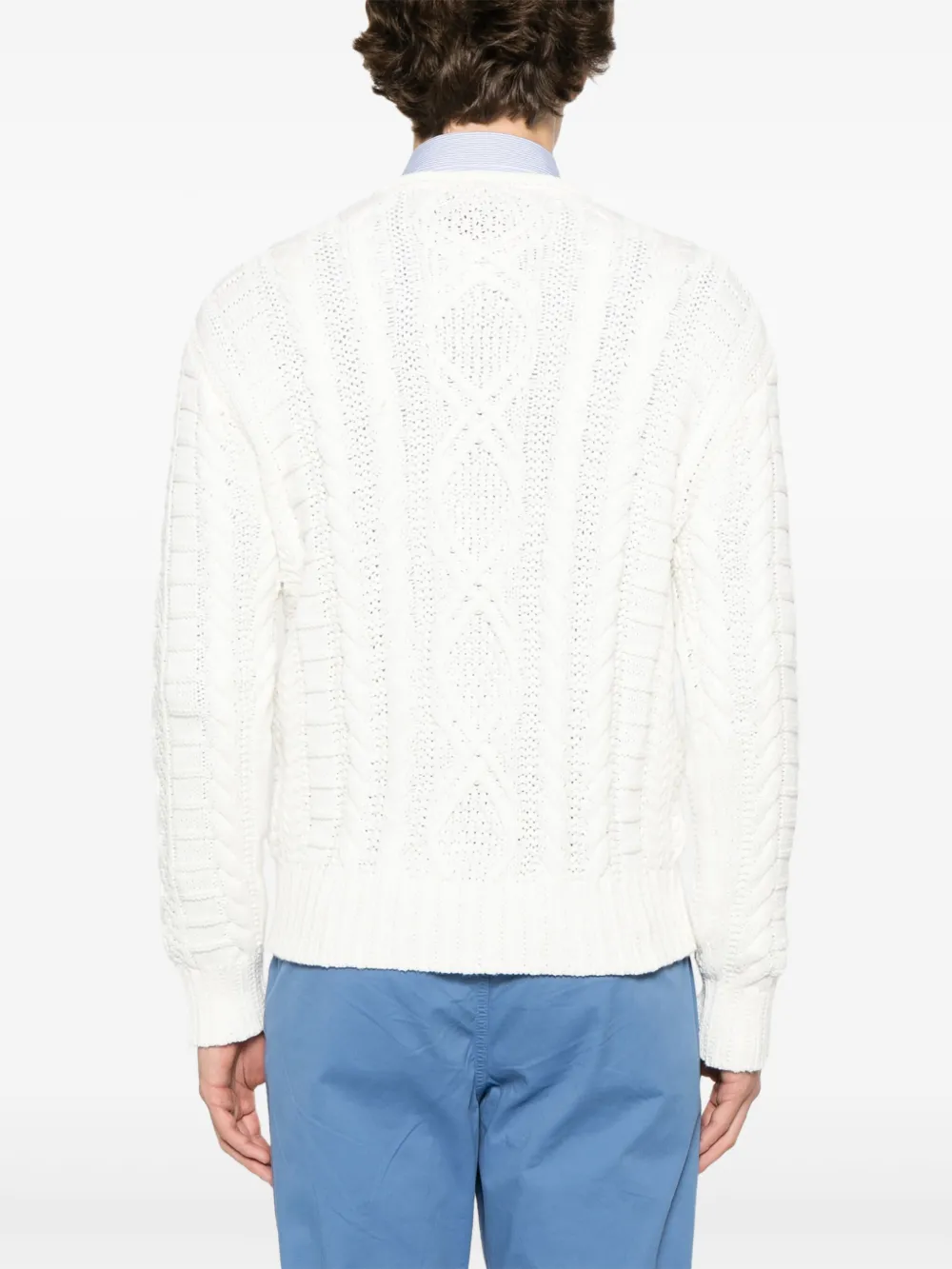 Polo Ralph Lauren Kabelgebreide trui Wit